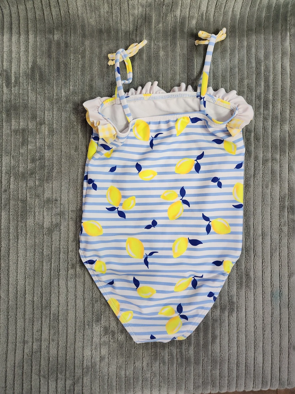 Bmagical Bwever size 5 swimsuit striped patter lemon one-piece swimsuit 5
